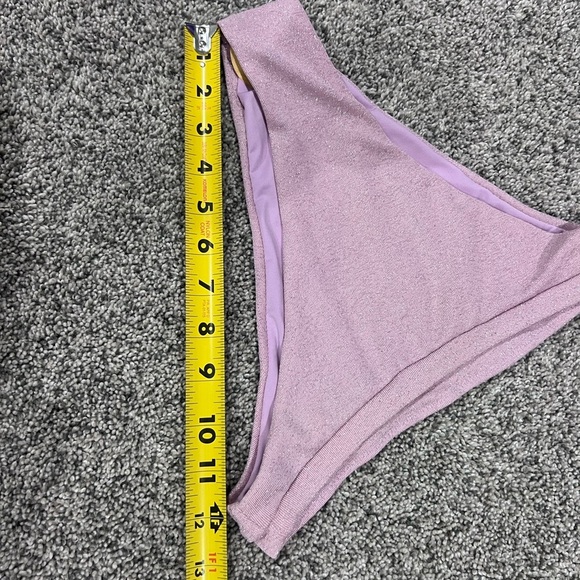 NWT! Sunday Brunch 2 Piece Bikini Shimmer Padded Underwired Pink Swimsuit Small - Picture 5 of 10